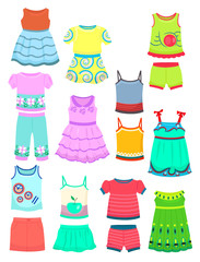 Summer clothes for little girls