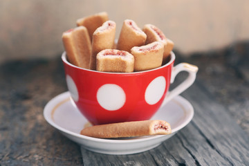 cookies in cup