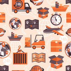 Logistic seamless pattern