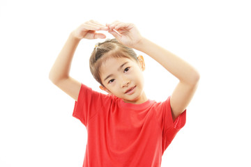 Fototapeta premium 笑顔の女の子