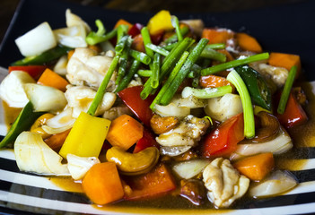 Stir-fried Chicken with cashew nut