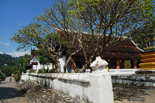 Temple in Luang Prabang City at Loas
