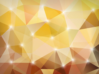 Warm geometric background