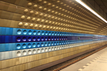 Obraz premium Details of subway station