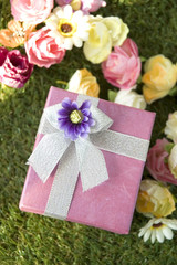 lovely pink gift box