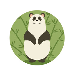 Smiling panda