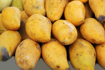 Ripe mango in the market