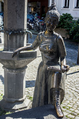 Brunnen Stollwerck Mädchen an St. Severin Köln
