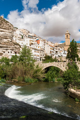 Azud En El Río Júcar. Alcalá Del Júcar (Albacete). España