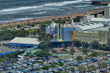 Complexe de divertissement en bord de mer dans la ville de Durban