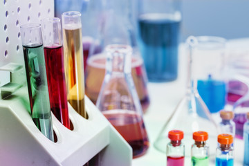 tubes in the laboratory