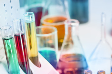 tubes in the laboratory