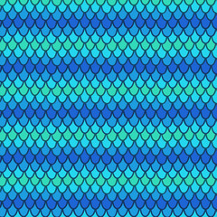 Nautical pattern in aqua blue color