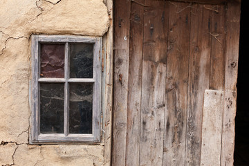 Abandoned old village house. High Details.