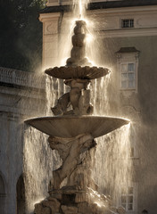 Fototapeta premium Fountain in Salzburg