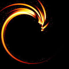 Abstract background-fire shape.
