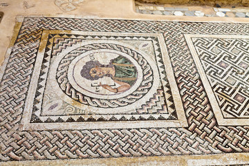 Ancient Roams mosaics at Kourion, Cyprus.