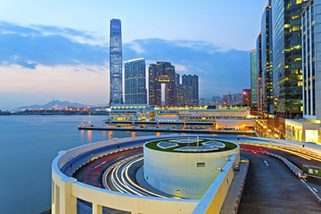 Fototapeta premium Hong Kong night view