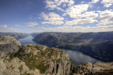 Fototapeta na wymiar Lysefjorden Norway