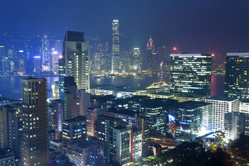 Fototapeta premium Hong Kong at night