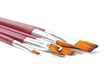 Fototapeta premium brush to paint on a white background