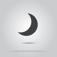 Obraz na płótnie Canvas moon vector icon