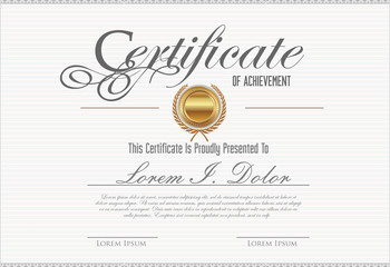 Certificate template