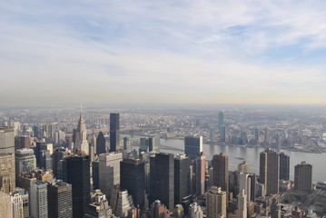 Fototapeta na wymiar Bâtiments de New York hiver 2011