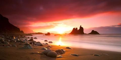 Fotobehang Teneriffa Sunset © renescharli
