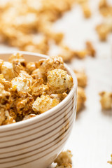 Bowl with popcorn