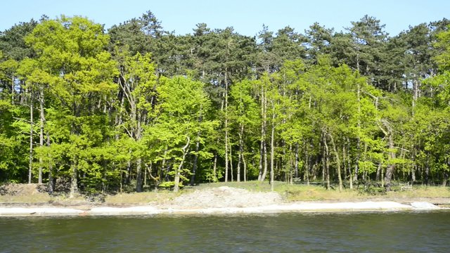 Bootsfahrt auf dem Kaiserkanal von Swinem&uuml;nde zum Stettiner Haff