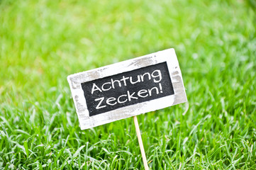 Achtung Zecken