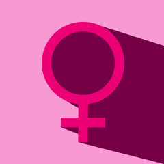 Obraz premium female vector icon