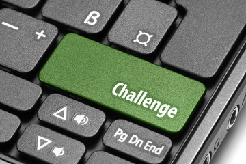 Challenge. Green hot key on computer keyboard