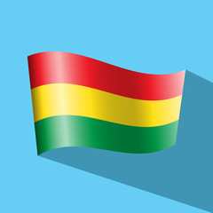 bolivia flag vector icon