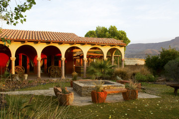 Southwestern Hacienda at Sunrise