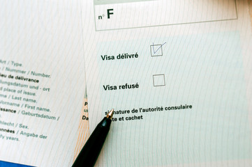 French visa application approved