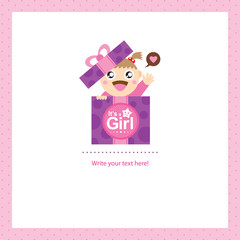 Baby Girl Greeting Cards