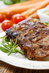 Ribs with honey