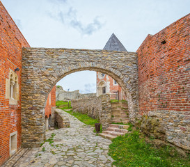 Chapel and walls on Medvedgrad castle