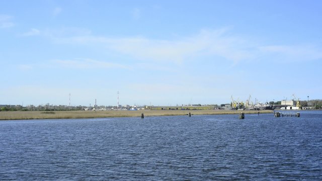 Bootsfahrt auf dem Kaiserkanal von Swinem&uuml;nde zum Stettiner Haff