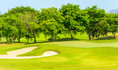 Lawn and sand
