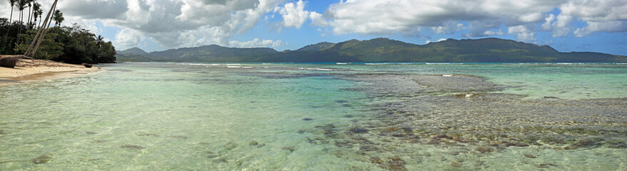 panorama sur lagon de la playita de samana