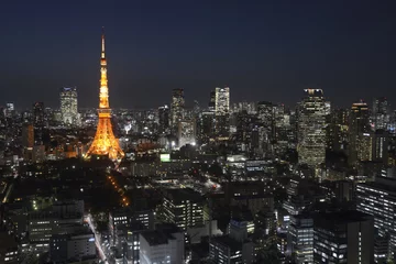 Fotobehang 東京の夜景 © kyaimu426