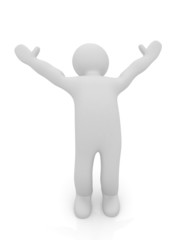 3d people - man by happy