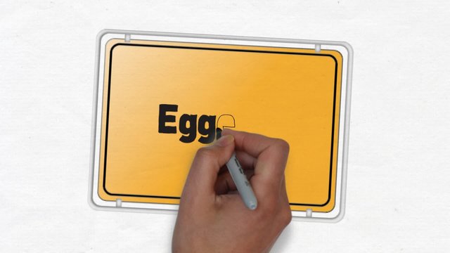 Eggesin Ortseingangsschild Ortseingang Stadt