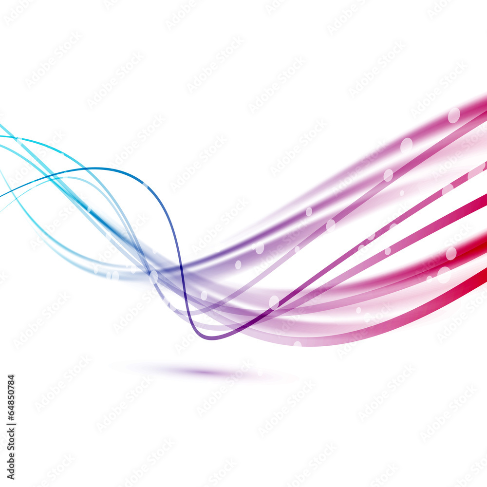 Wall mural fast rapid speed connection abstract lines