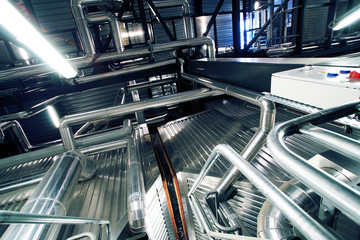 Industrial zone, Steel pipelines and ducts