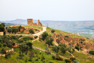 Naklejka premium View at the viewpoint in fez, morocco