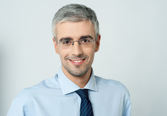 Cheerful young businessman